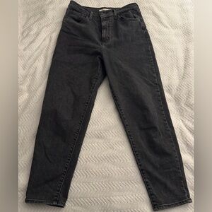 Levi’s high waisted taper jeans